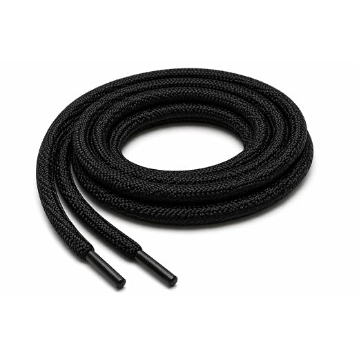 Cadarço Redondo 120cm para Bota e Coturno Resistente Antiderrapante Reforçado Ideal para Trilha Trabalho Uso Tático Durável