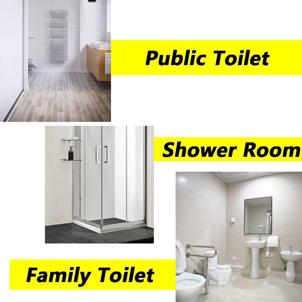 風呂 バスルームの銅製手すり 取っ手、13/19 インチのトイレの滑り止め壁掛け式手摺、障害者、高齢者の安全ハンドル、階段の安全てす