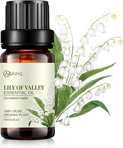 Aceite esencial de lirio del valle, 100% puro, orgánico y natural (Convallaria majalis), aceite de lirio de valle para difusor, aroma, spa, masaje,