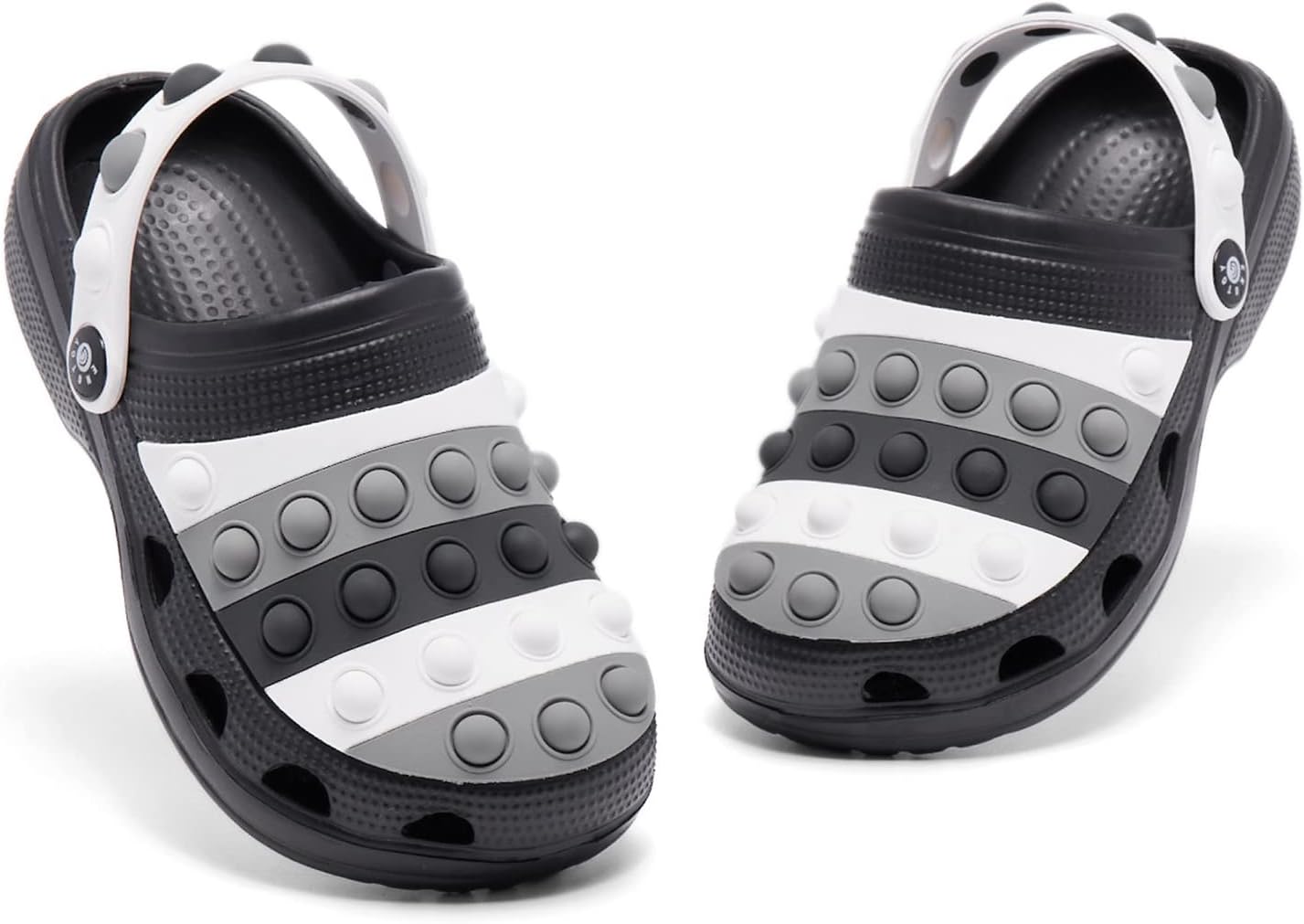 Engtoy Kids Clogs Boys Girls Garden Shoes Slip on Kids Slides Sandals Funny Lightweight Beach Slippers Big Kid