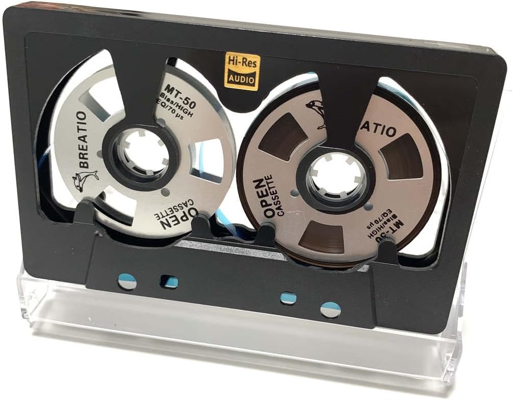 Reel to Reel Blank Audio Cassette Tape for Music Recording - Normal Bias Low Noise - 48 Minutes - [ 5 Pack Blind Box Includes 5 of 54 Styles Tapes ]