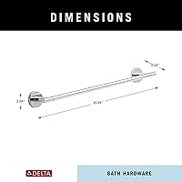 Vista 8 de Delta Faucet 75935-SS Trinsic – Gancho para bata, acero inoxidable