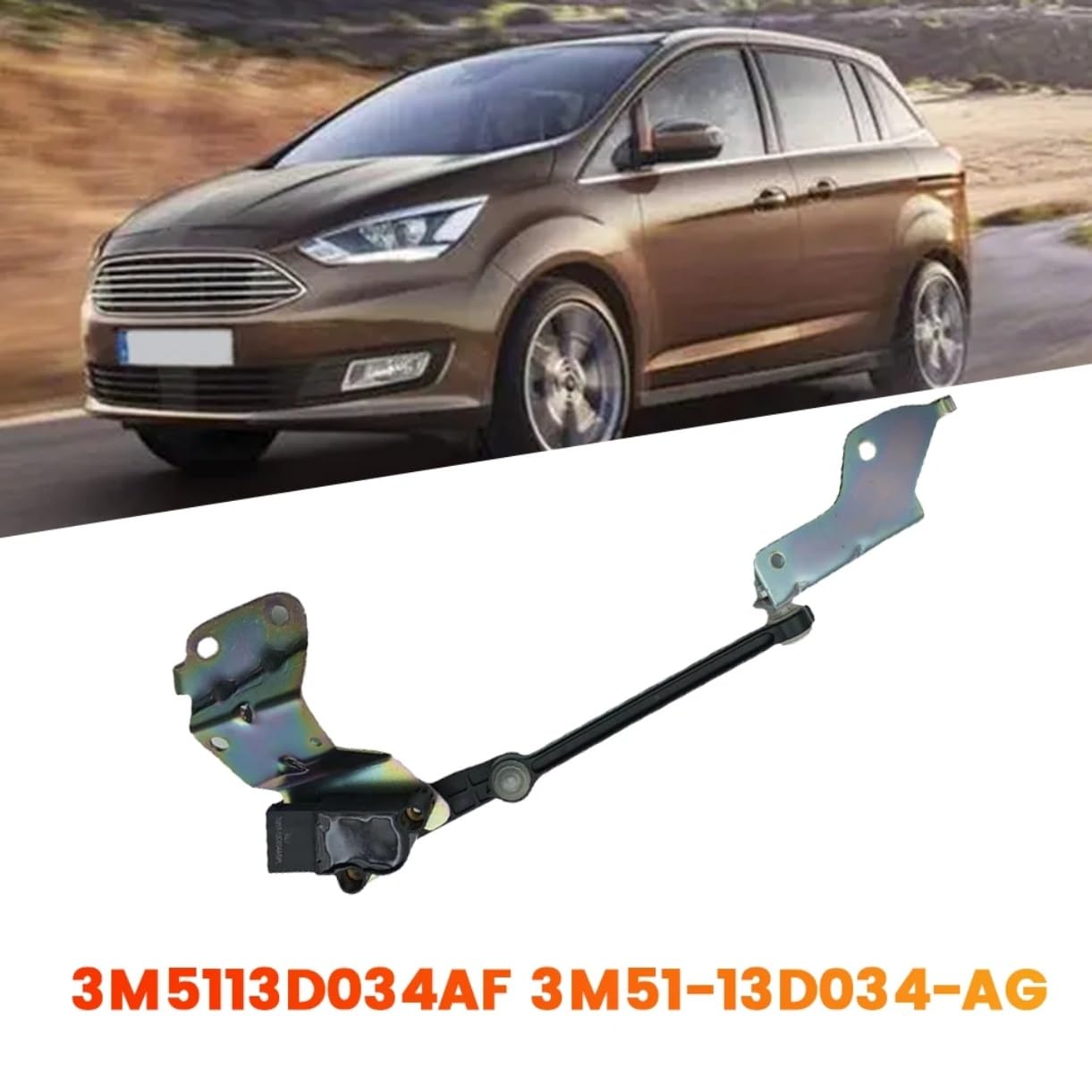 Dla Focus Iii 2003-2018 Czujnik poziomu przedniego reflektora samochodowego Assy Zawieszenie Czujnik wysokości 3M5113D034Ag