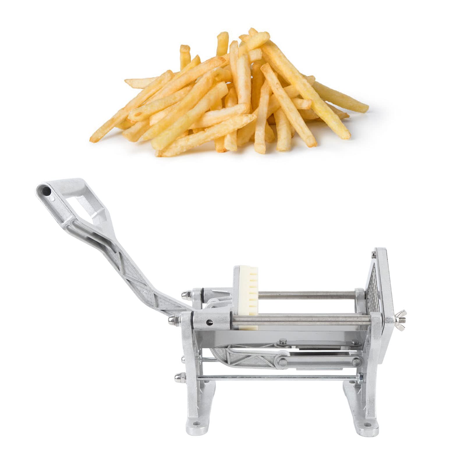 Cocoarm French Fry Cutter Potato Cutter, Stainless Steel Commercial Heavy Duty with Comfortable Grip Handle for Home Kitchen Use