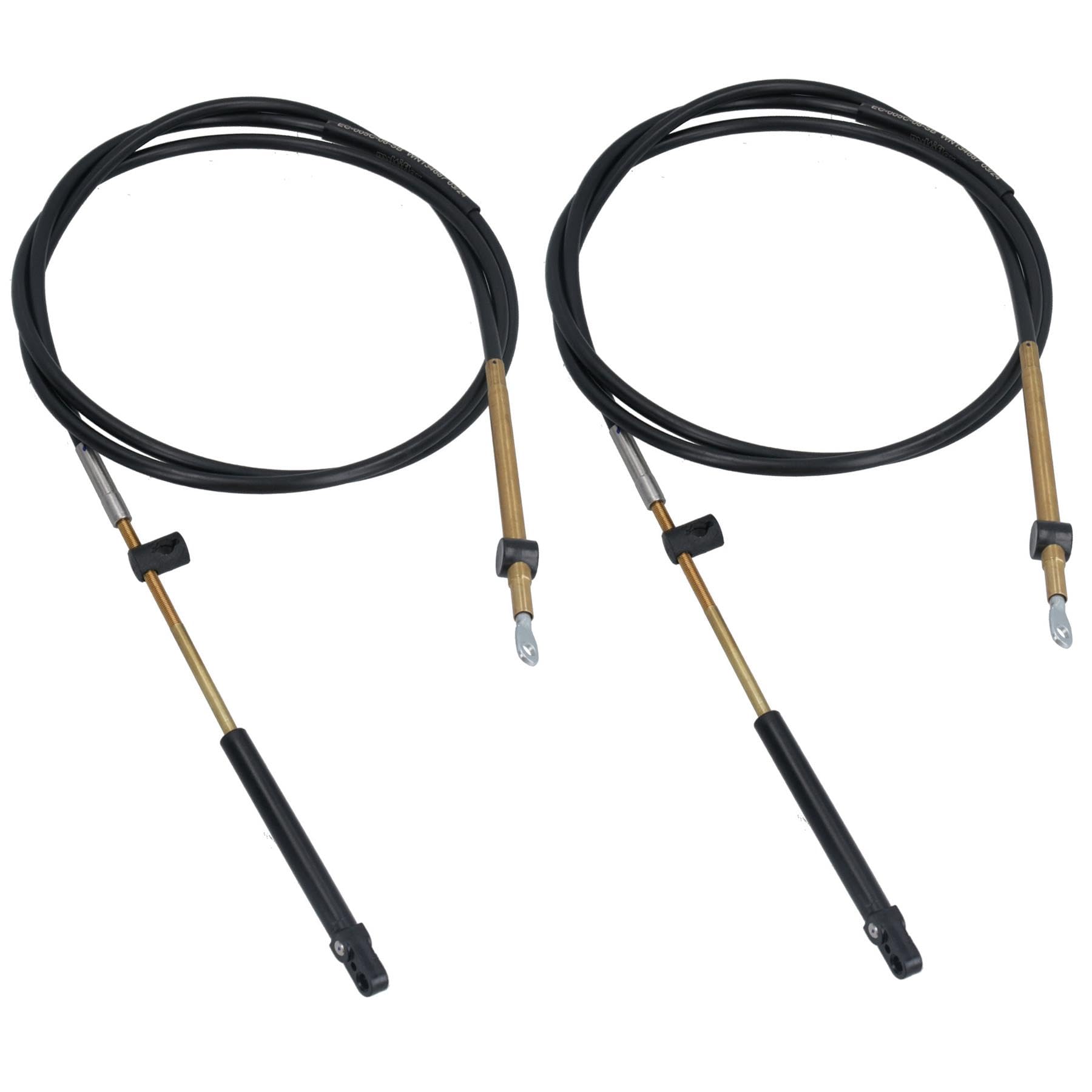 AB Tools 2pk Multiflex Boat Engine Control Cable 16ft for Mercury Mercruiser Mariner Over 50hp