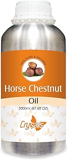 Crysalis HorseChest Nut Oil | Pure & Natural Undiluted Cold Pressed Carrier Oil - 2000ml/2 L