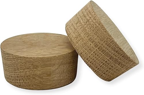 Miniatura 2 de Tapón de barril de barril de vino de madera de roble blanco americano de 2 pulgadas, ideal para cerveceros caseros, destiladores, entusiastas