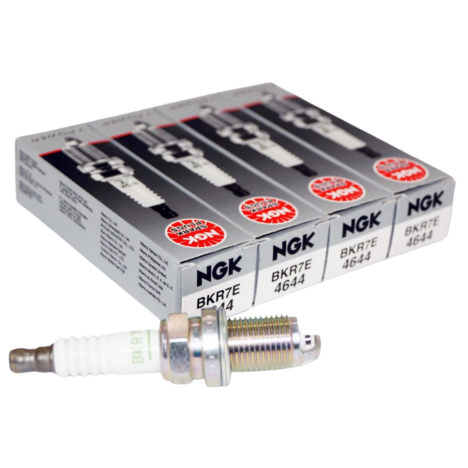 NGK 4644-4PK BKR7E standardowa świeca zapłonowa, 4 sztuki