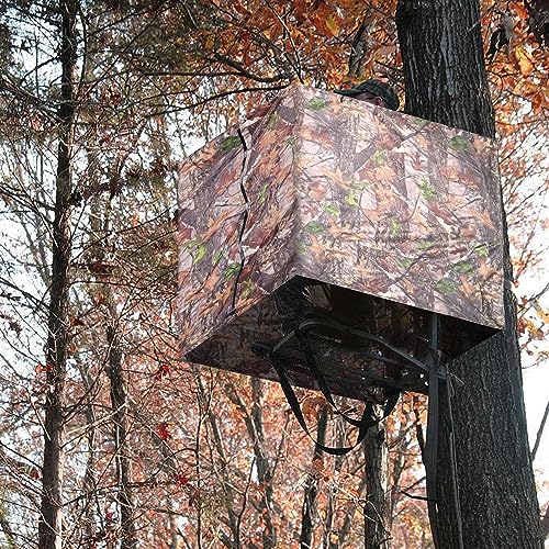 Image of Hunting Tree Stand Blinds, 102 inch x 35 inch Universal Treestand Camo Blind Cover