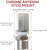 Vista 3 de Soporte universal de alta resistencia SO-239 para antena de radio CB