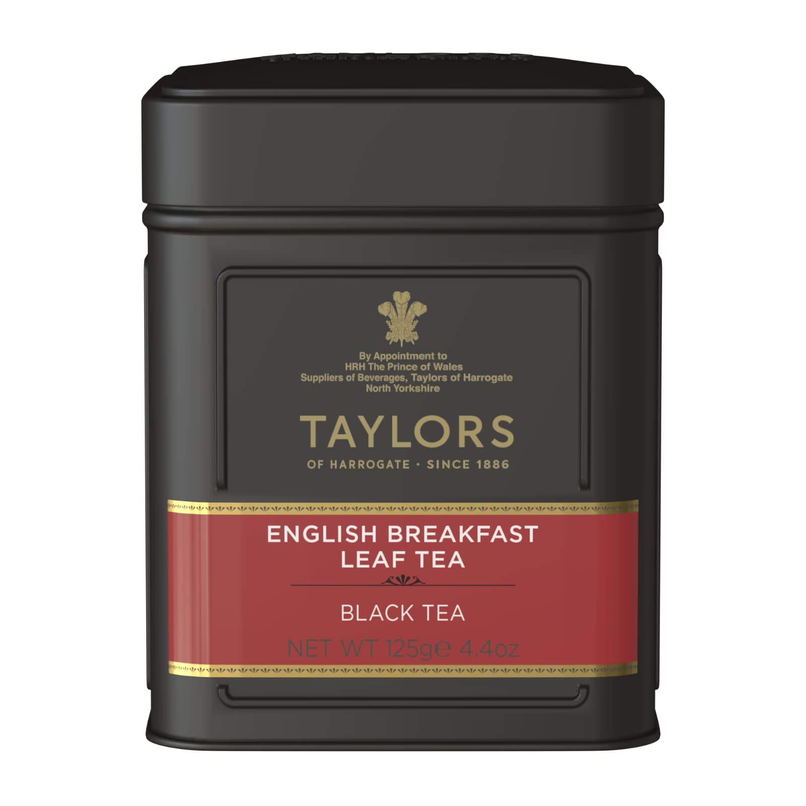 Taylors of Harrogate English breakfast Loose Leaf tea 125g (1 x Caddy)