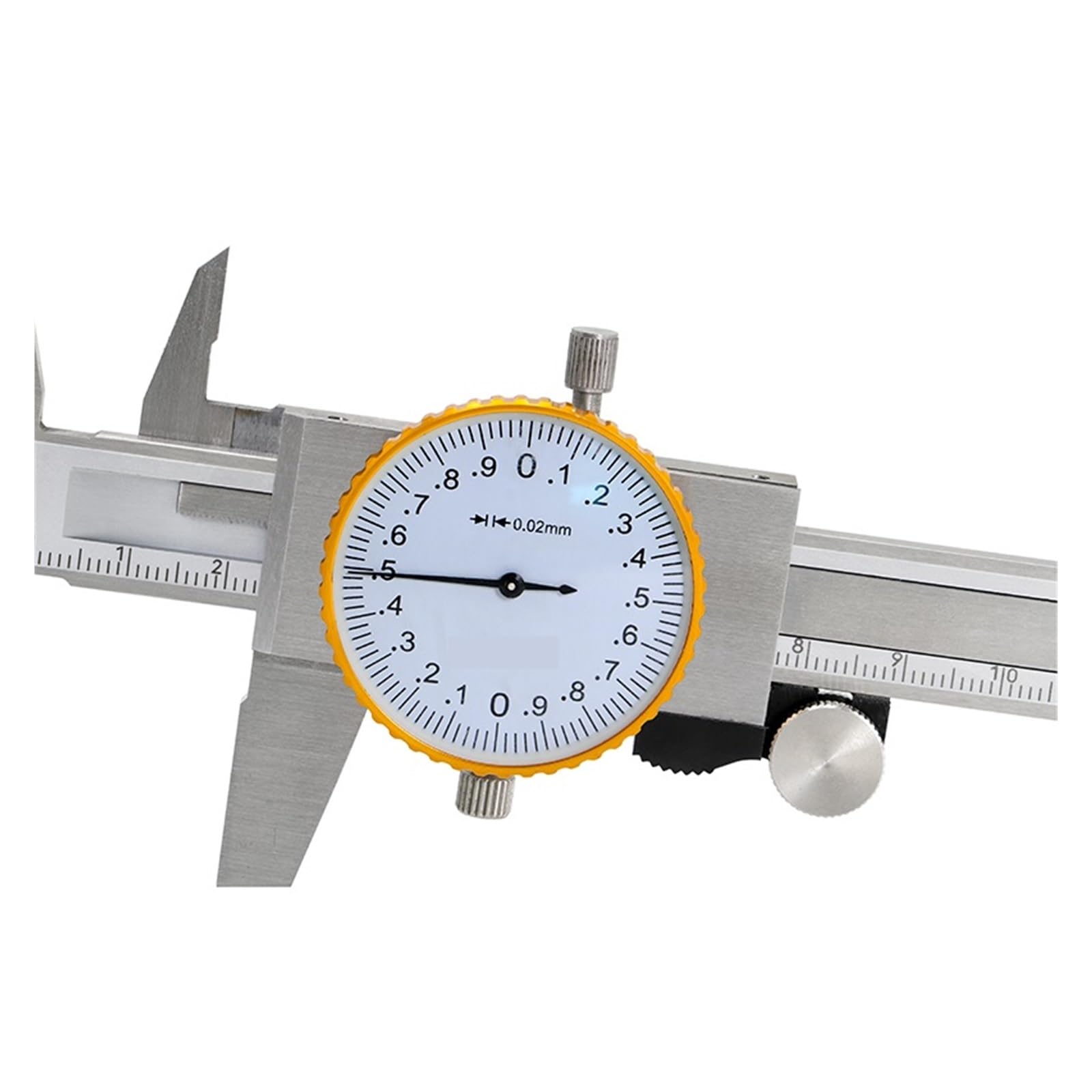 Calibrador Vernier De Calibre Dial 300 Mm Y 0,02, Herramienta Medición Micrométrico Métrico A Prueba Golpes Acero Inoxidable NíTido Y FáCil De Leer