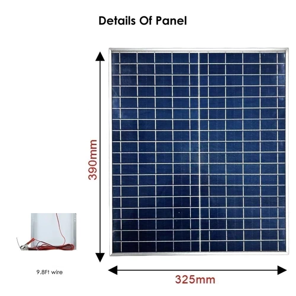 Panel solar portátil de 500 W, 12 V, 1000 W, controlador de 100 A, puerto USB for camping al aire libre.(1PC)