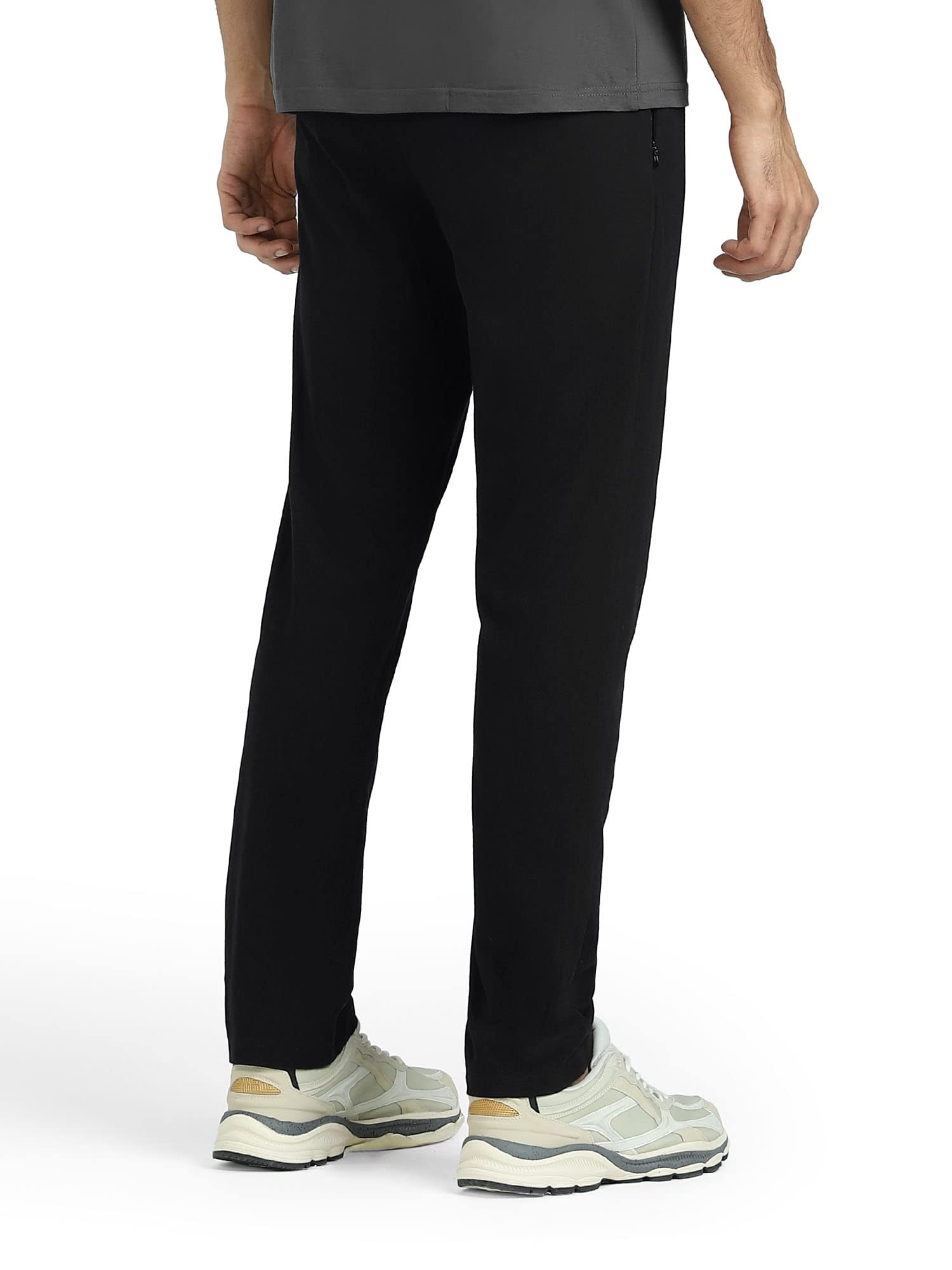 XYXX Pantalones de chándal de tiro medio para hombre
