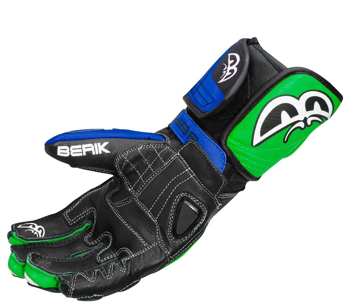 Berik Track Pro Rękawice motocyklowe, czarny/pomarańczowy, S