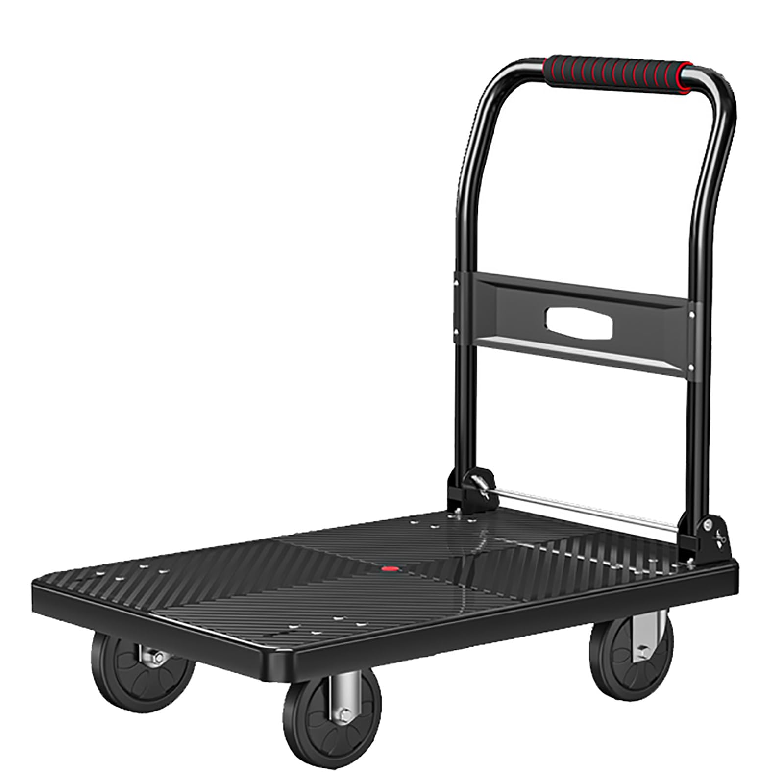 Carrello con piattaforma pieghevole, capacità 150 kg, Rolling Flat n con ruote girevoli a 360°, ideale per Ga, Sto, e Transport Ta.
