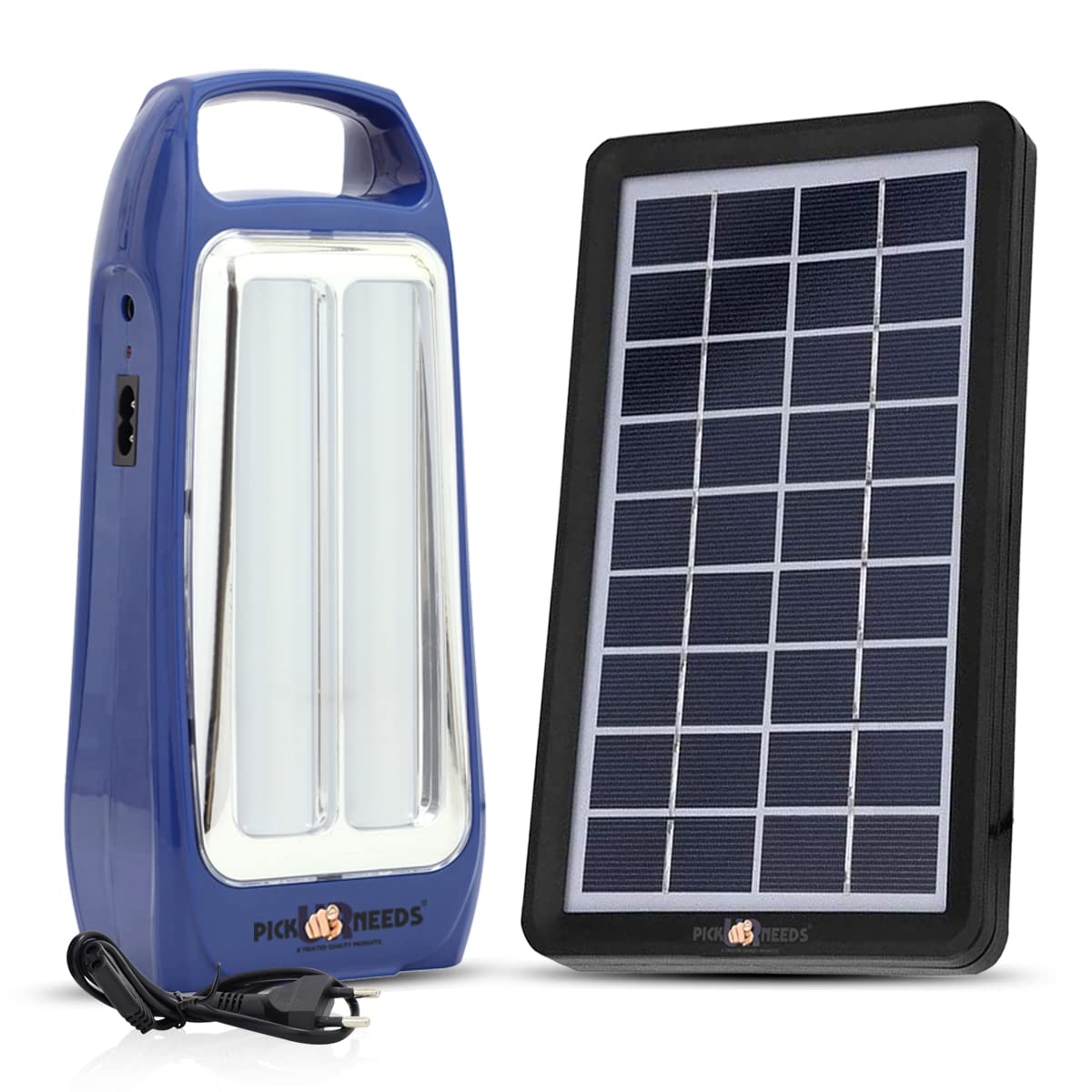 Pick Ur Needs® Rechargeable 2 Tube LED Lantern Lamp Home Emergency Light with Eco Friendly Solar Panel(Blue) (B09SZ6FL3Y) Amazon Price History, Amazon Price Tracker
