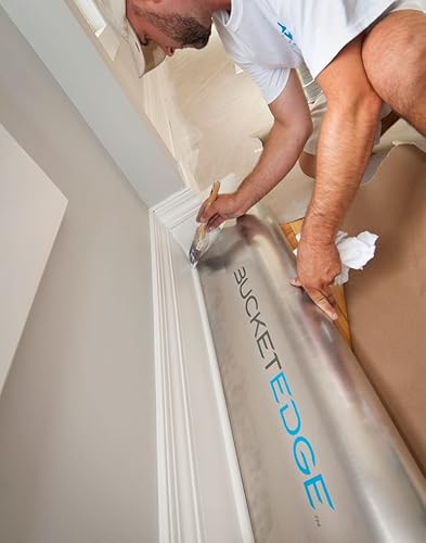 Borde de cubeta: protector de bordes profesionales para pintores de 40 pulgadas, pintura, herramienta, corte, borde, recorte, zócalo, cemento,