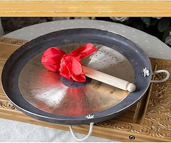 本場ゴング 直径約60cm 赤いマレット付き 61WIfyvAtHL._AC_UF350,