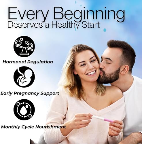Miniatura 4 de Suplementos de fertilidad para ella, suplementos previos a la concepción para mujeres, vitaminas prenatales para el equilibrio hormonal, los ciclos