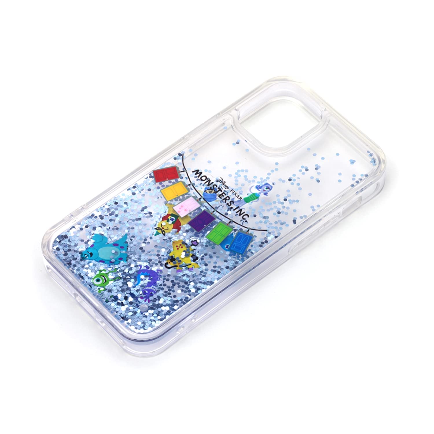 Premium Style グリッターケース iPhone 12 mini用 モンスターズ・インク PG-DLQ20F06MOI