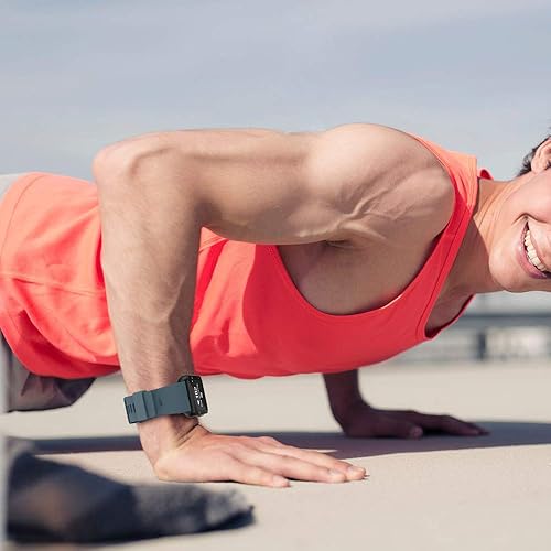 Miniatura 4 de NotoCity Correa de repuesto para reloj Garmin Forerunner 35 de silicona suave compatible con reloj inteligente Forerunner 35