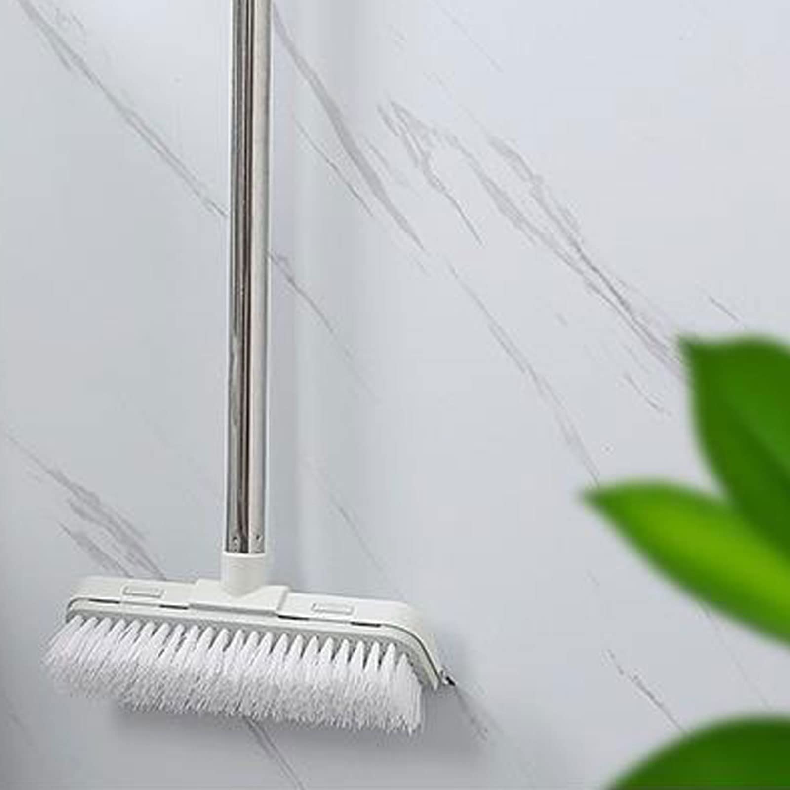 Fregonas para limpiar pisos Fregona Limpiador de pisos Fregadora Baño Mango largo Cepillo de limpieza de azulejos La familia del cabello es adecuada para la escuela en casa.La belleza viene To pursue