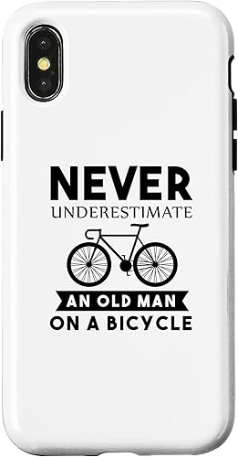Miniatura 7 de iPhone 11 Pro Max Cyclist Funny - Funda Never Underestimate An Old Man Bicycle