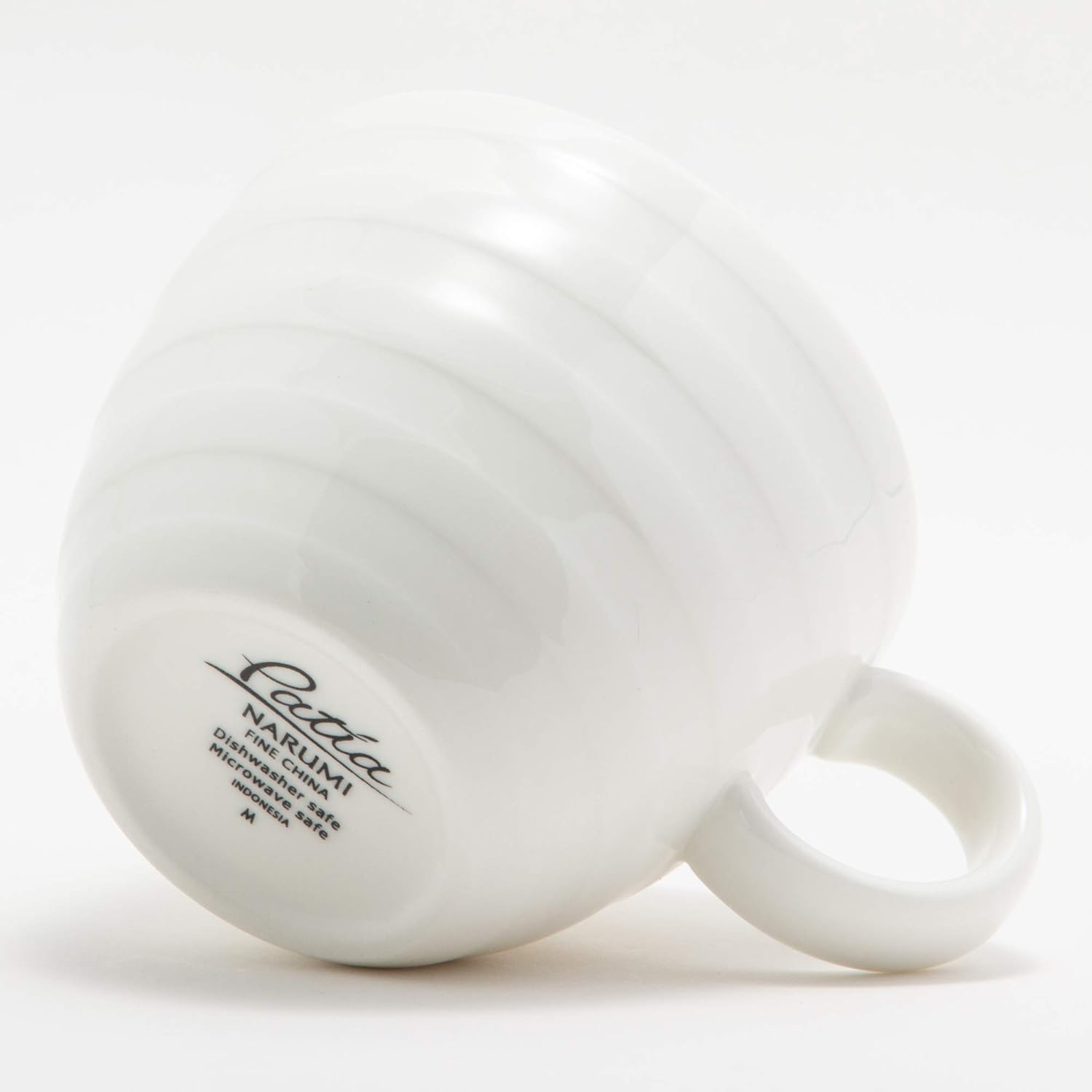 Narumi 40610-2878 Patia Cup Saucer, White, 7.5 fl oz (210 cc), Microwave and Dishwasher Safe