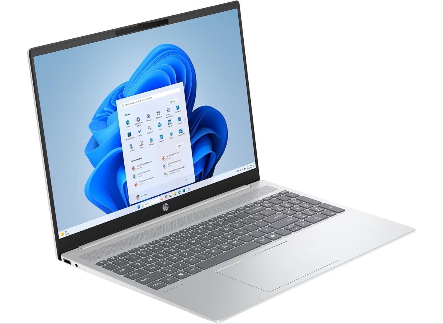 HP 15.5" FHD IPS Laptop, Intel Processor i5-1334U Up to 4.59GHz, 8GB DDR4, 512GB Storage, HDMI, Super-Fast WiFi, Fingerprint Reader, Windows 11 Home OS, Dale Silver, Renewed