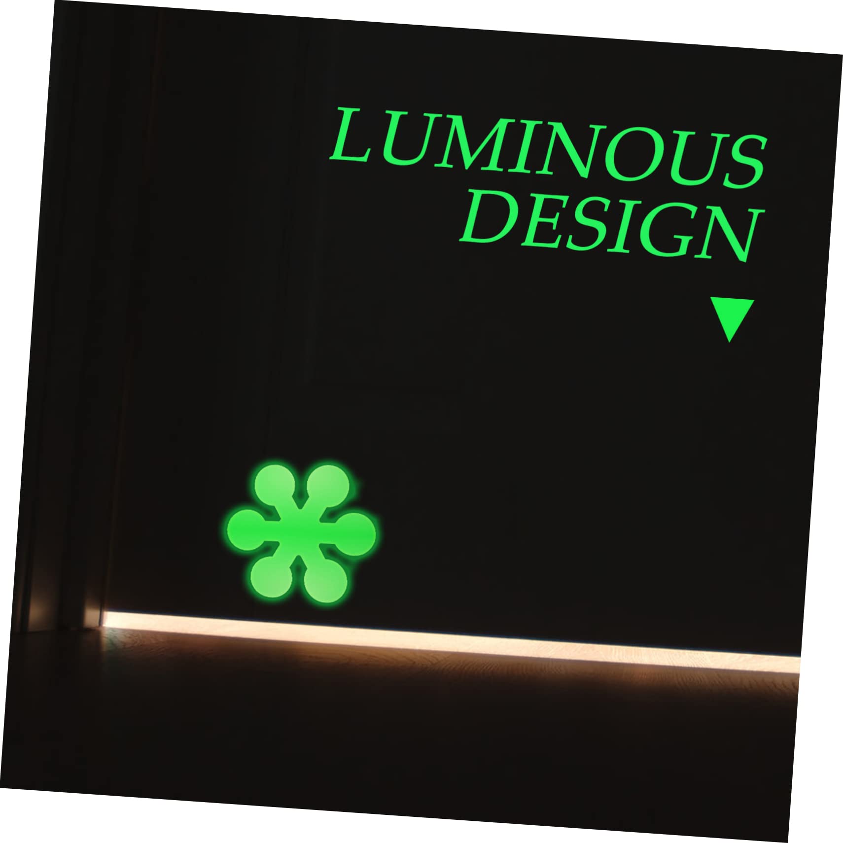 TOPBATHY 60pezzi Nastro Antiscivolo Luminoso Per Scale Strisce Riflettenti Per Gradini Sicurezza Ambienti Con Scarsa Visibilità Facile Installazione Adatto Cucina Bagno e Corridoi