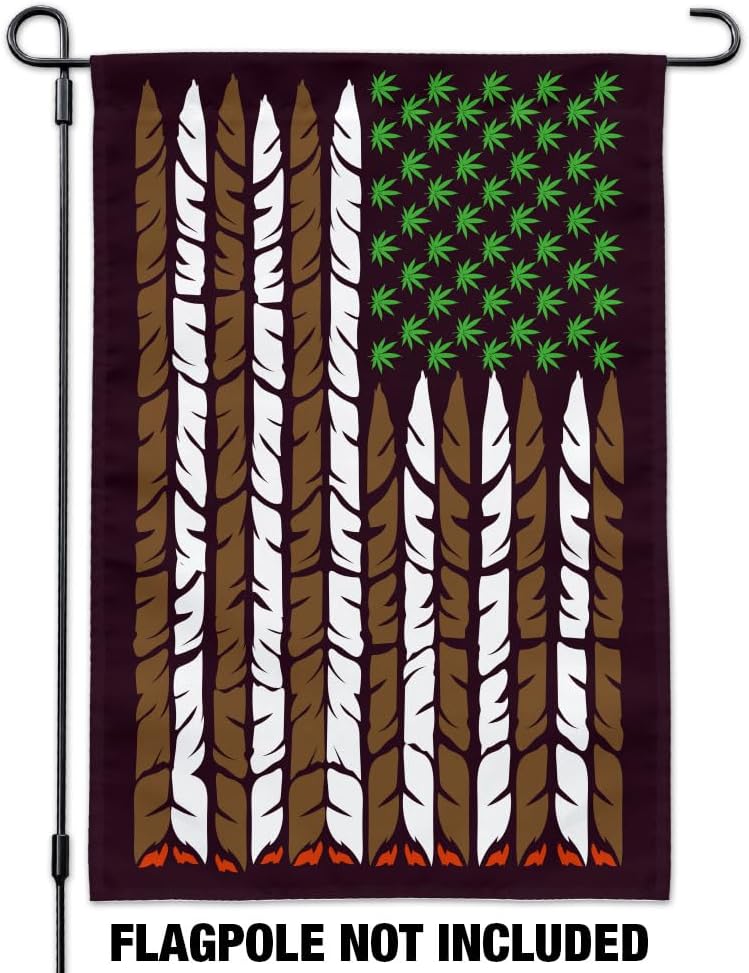 Best Home & Garden - Marijuana Weed USA Flag American joint Review