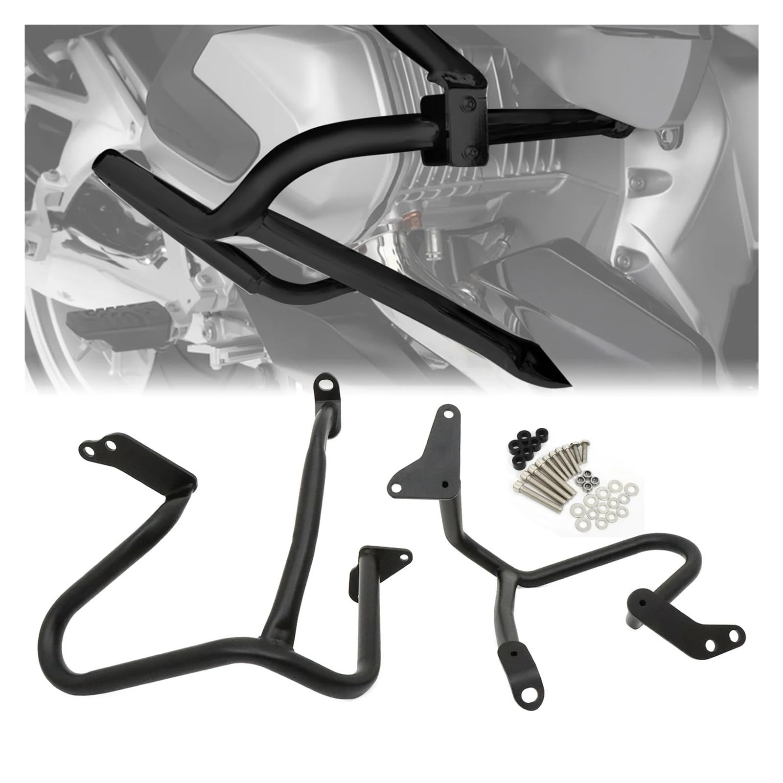 Moto Crashbar pour BMW R1250RT R 1250 RT 1250 pour R1250 2019 2020 2021 2022 2023 Barre De Protection Moteur Carénage Latéral Pare-Chocs Cylindre Moto Autoroute Crash Bars