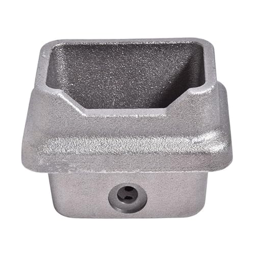 Easyricambi - Braciere in Ghisa Cestello Brucia Pellet, Ricambi Stufa a Pellet per KARMEK ONE, Cestello Resistente con Spessore della Lamiera di 6 mm, Alto 100mm, bocca 94 x 58mm