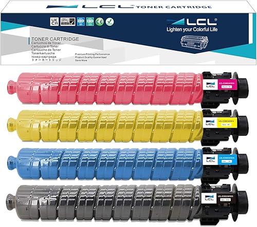 LCL Cartucho de tóner de repuesto compatible para Ricoh 841813 841816 841815 841814 MP C3003 C3503 C3004 C3504 C3004ex C3504ex Lanier MP C3003 C3503