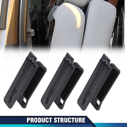 Miniatura 8 de PIT66 Reparación de soporte de cojín de parachoques de asiento trasero compatible con Chevy GMC Silverado Sierra 1500 2008-2013 (solo solo estilo de