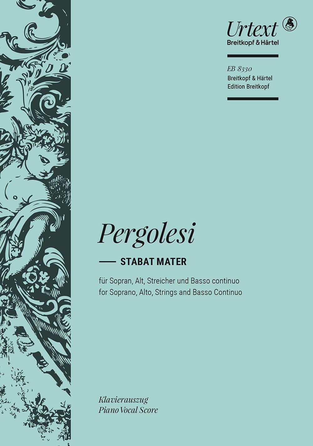 Stabat mater - Breitkopf Urtext - soloists, female choir and orchestra - vocal/piano score - (EB 8330)