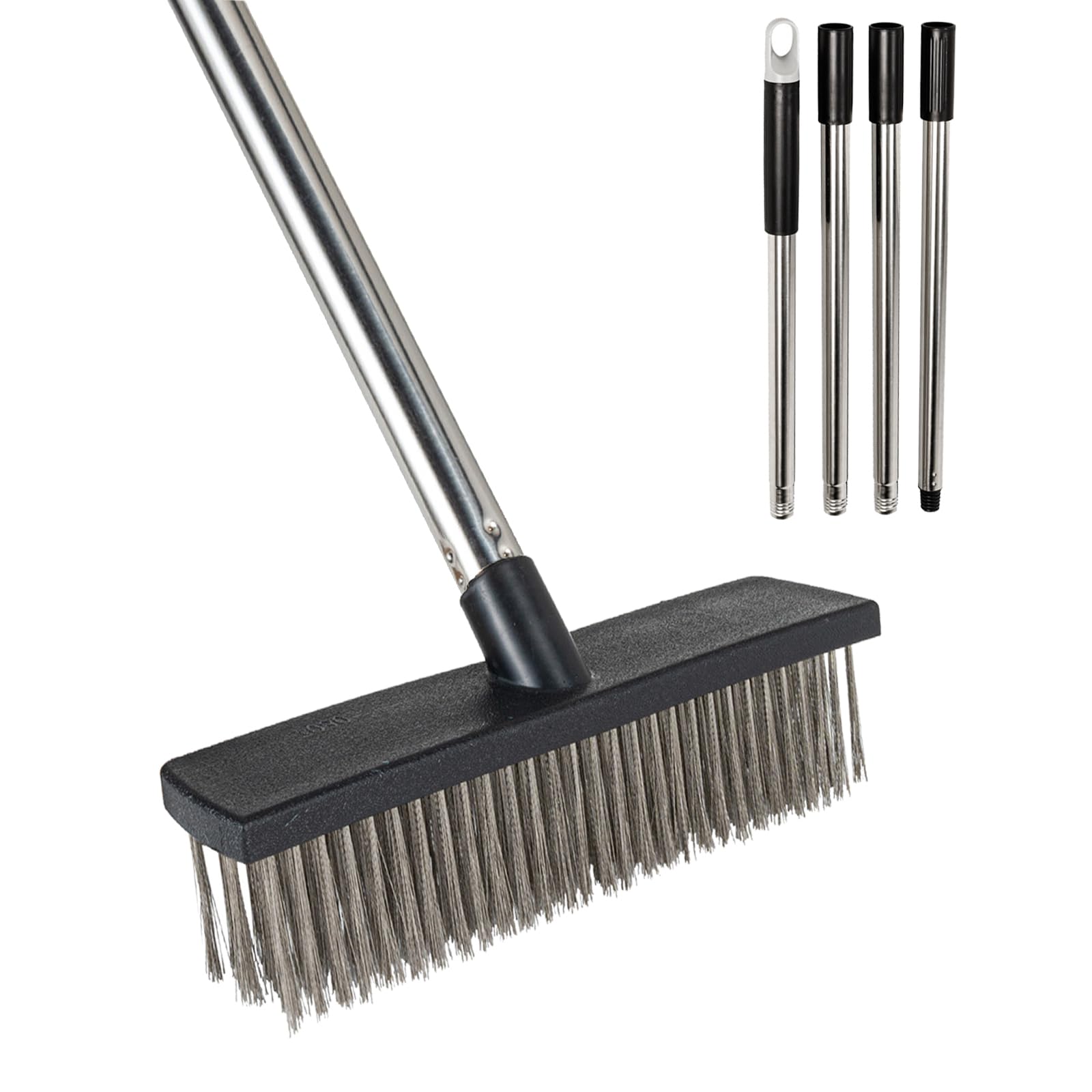 Brosse de terrasse en fil d'acier pour retrouver un béton propre avant l'été