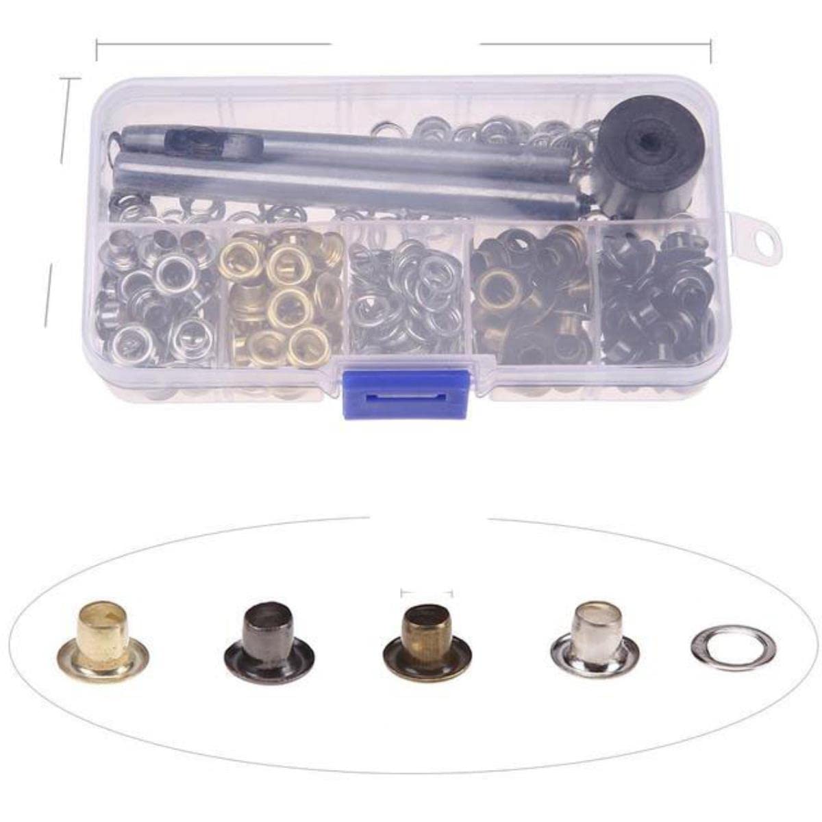 Œillets pour trou en cuir outils de scrapbooking et accessoires de vêtements 5mm