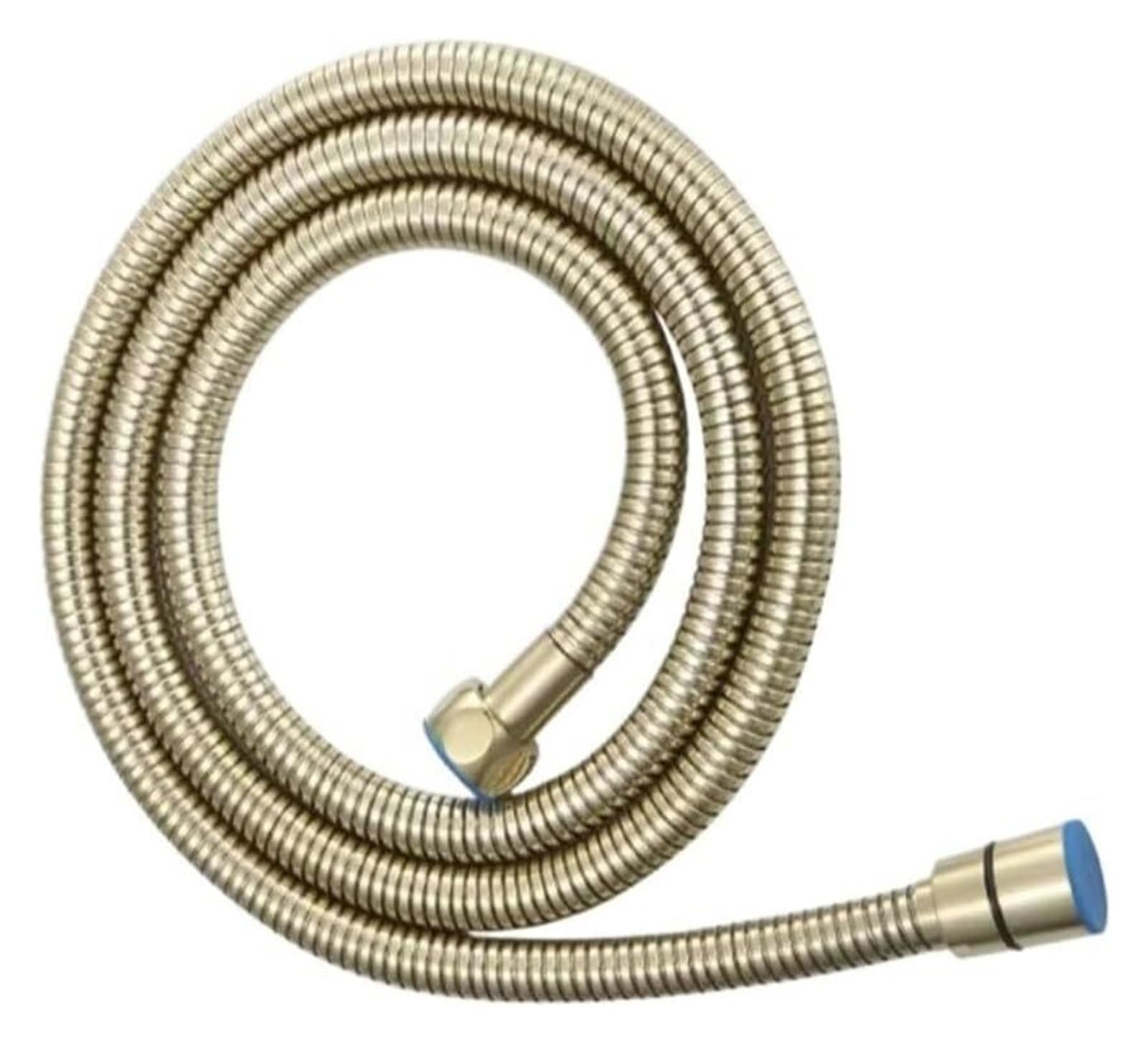 Gkirqvpe Brushed Gold Shower Hose, Shower Hose G1/2 1.5M Length 1.5Cm Diameter Stainless Steel Multicolor