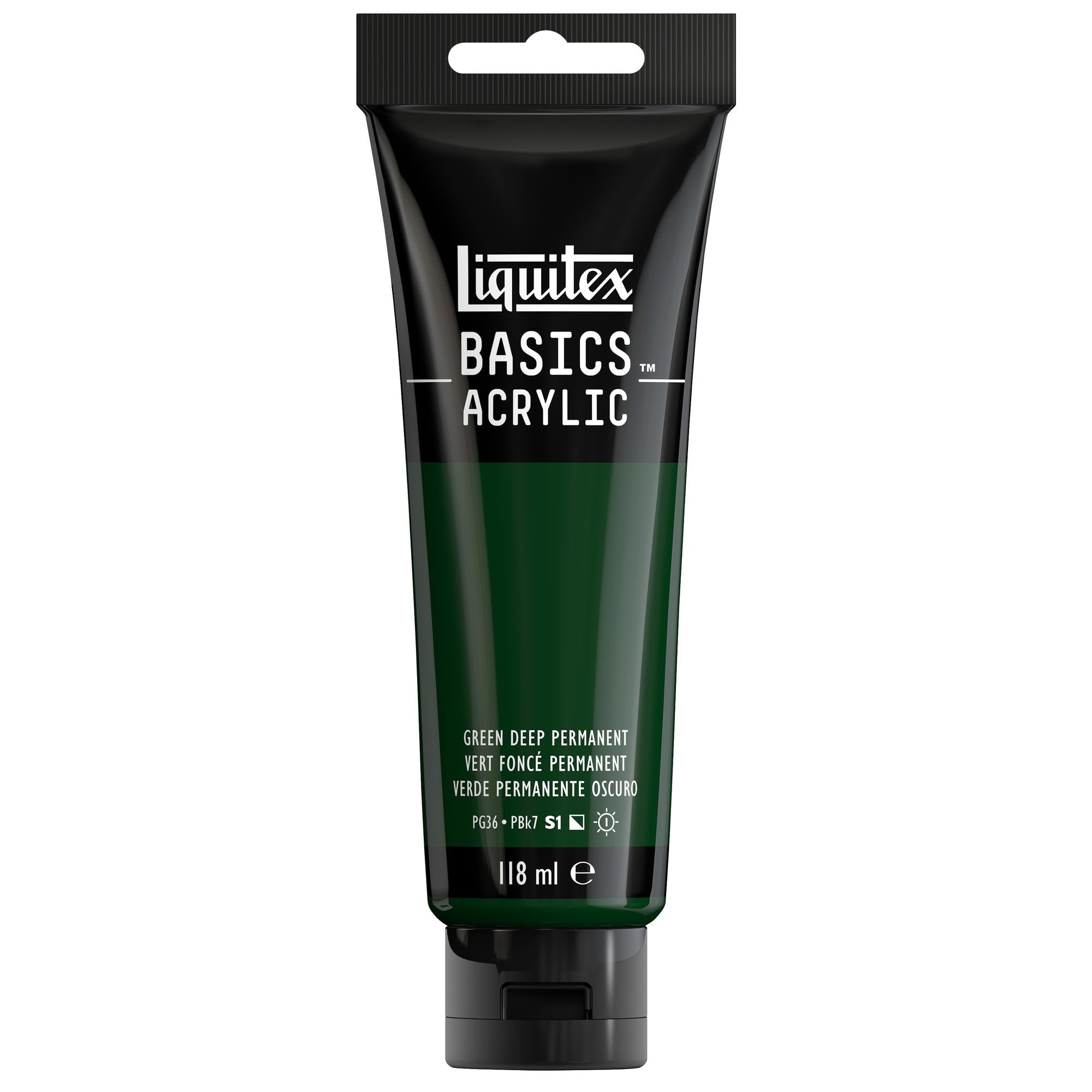 LIQUITEX Basics Acrylic Paint, Mars Black, 118 ml Tube — view 123