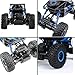 SZJJX Remote Control Car 2.4Ghz RC Cars 4WD Powerful All Terrains RC Rock Crawler Electric Radio Control Cars Off Road RC Monster Trucks Toys with 2 Batteries for Kids Boys Girls Blue