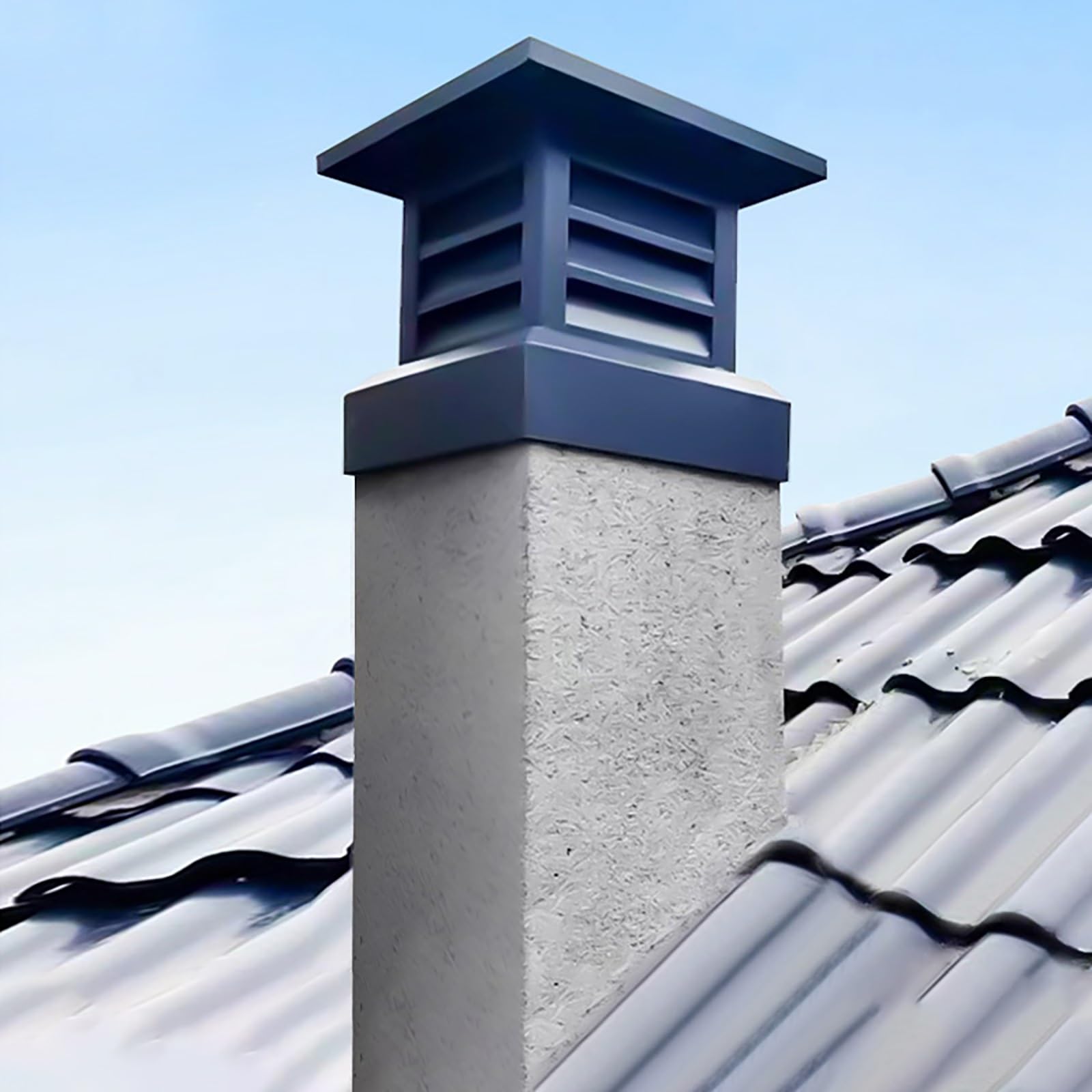 Rejilla de ventilación cuadrada para solucionar la entrada de agua en tubos