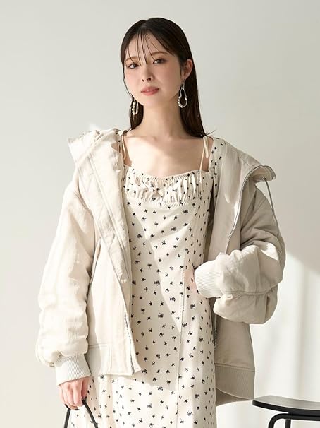 【本日削除‼️】FRAY I.D リボンレースアップフーディーブルゾン　アイボリー Amazon | [フレイ アイディー] レースアップフーディーブルゾン