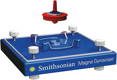 Smithsonian Science Actividades Smithsonian Magna 16pieza de giroscopio Azul 6x6