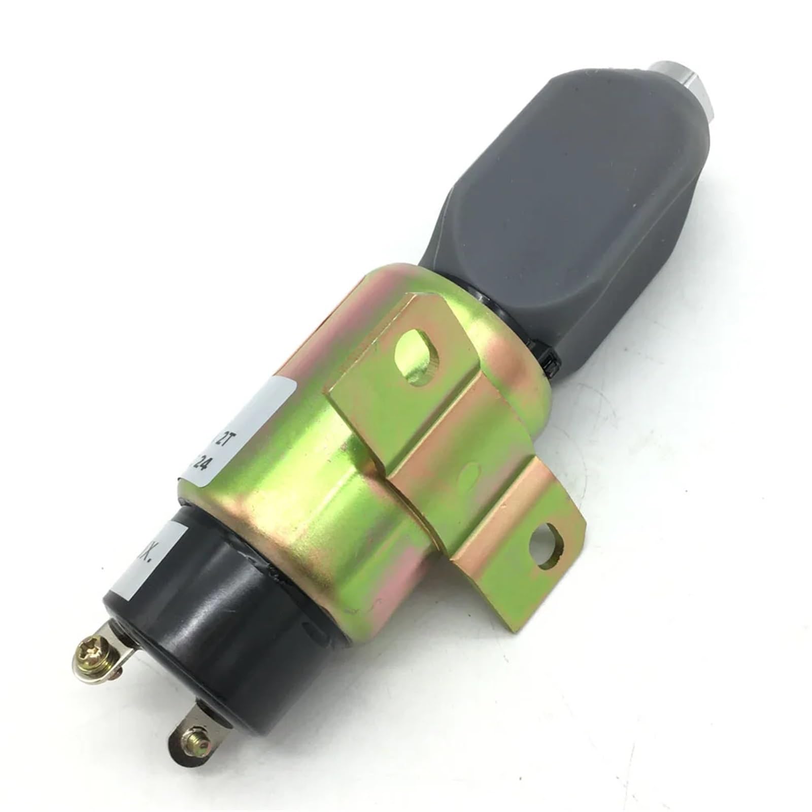 Solenoide de control del acelerador 1751-24E7U1B1S5A, válvula solenoide de corte de combustible de 24 V, accesorios para excavadoras Solenoide de corte de combustible