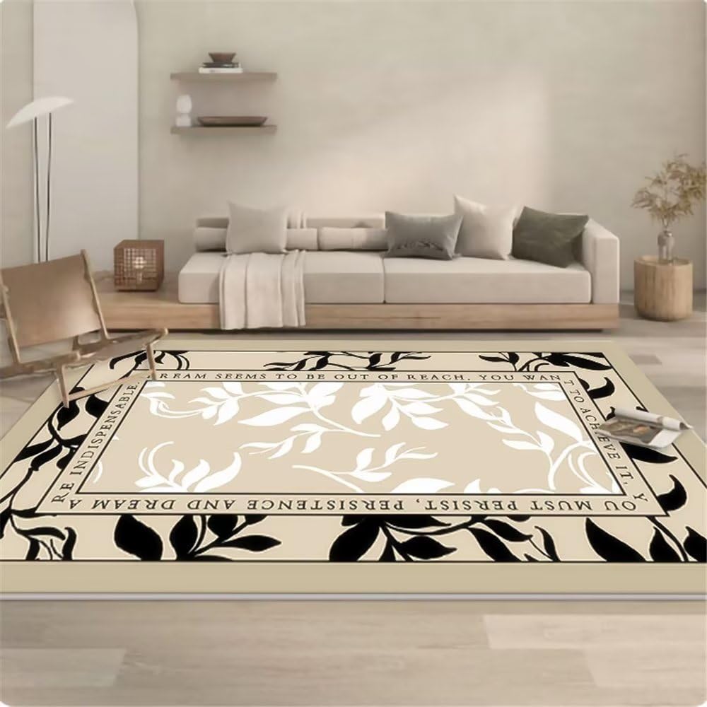 Tapis salon gris rectangulaire abstrait et tapis chambre 50x80cm