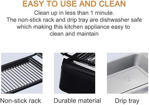 Miniatura 5 de Parrilla de barbacoa al aire libre Parrilla de barbacoa Máquina de barbacoa Horno eléctrico para el hogar Bandeja para hornear eléctrica sin humo