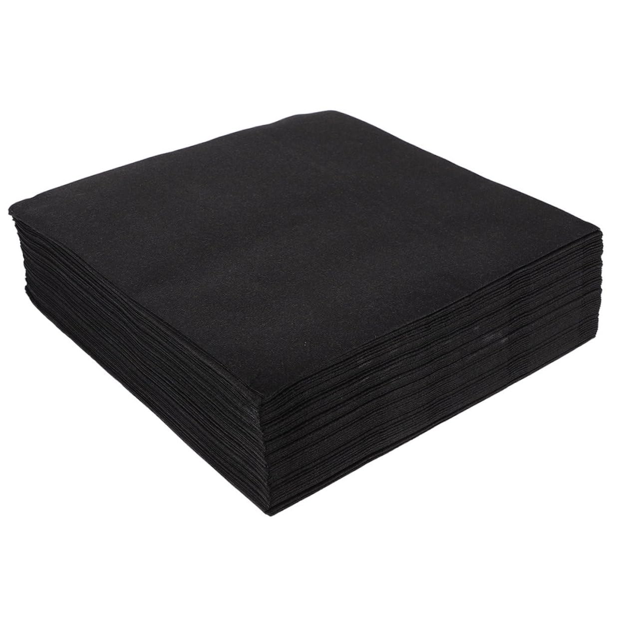 FOMIYES Servilletas de Papel Negro Desechables para Cena y Fiesta, Diseño Grueso y Absorbente, Paquete de 100 Unidades para Entretenimiento Diario