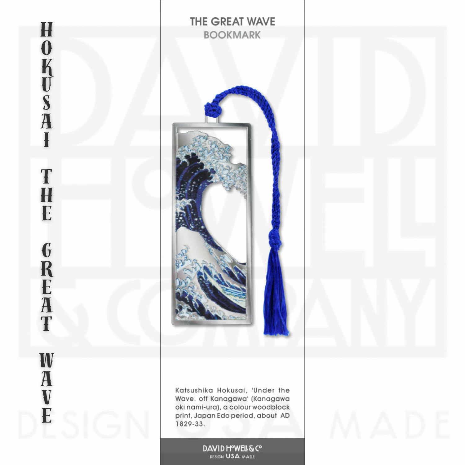 Amazon.com : Hokusai's The Great Wave Metal Bookmark : Office Products